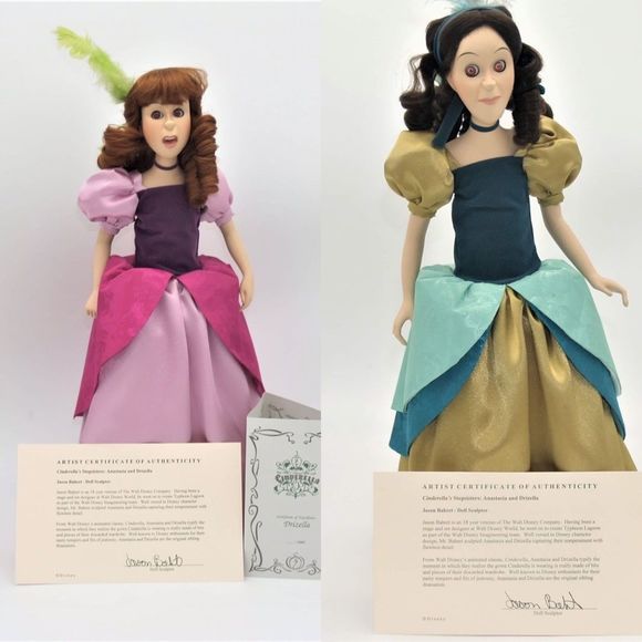 Cinderella's Mean Stepsisters Drizella & Anastasia - Picture 1 of 16